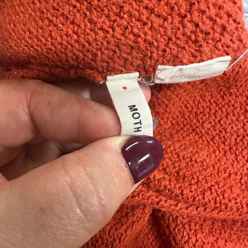 Moth Knit  Red Sweater - Picture 5 of 6